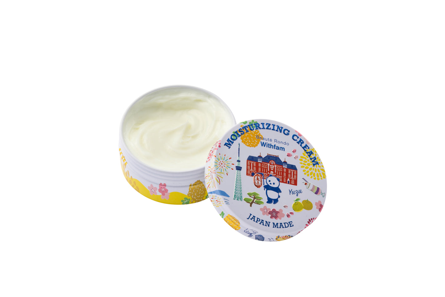 WITHFAM | MOISTURE CREAM YUZU 75G | 全效保濕霜柚子 75克