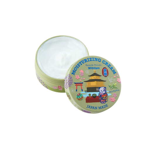 WITHFAM | MOISTURE CREAM BYAKUDAN (SANDALWOOD) 75G | 全效保濕霜抹茶檀香75克