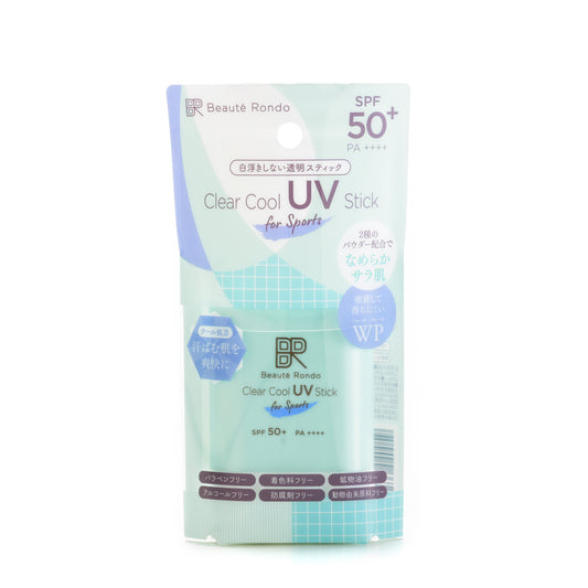 BEAUTE RONDO | CLEAR COOL SPORTS UV STICKS 15G | 清涼運動防曬棒15克