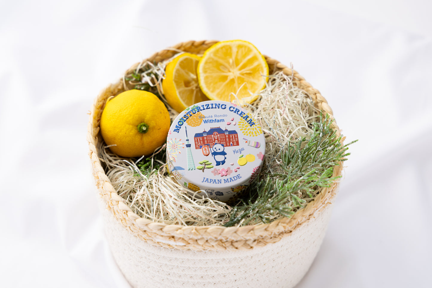 WITHFAM | MOISTURE CREAM YUZU 75G | 全效保濕霜柚子 75克