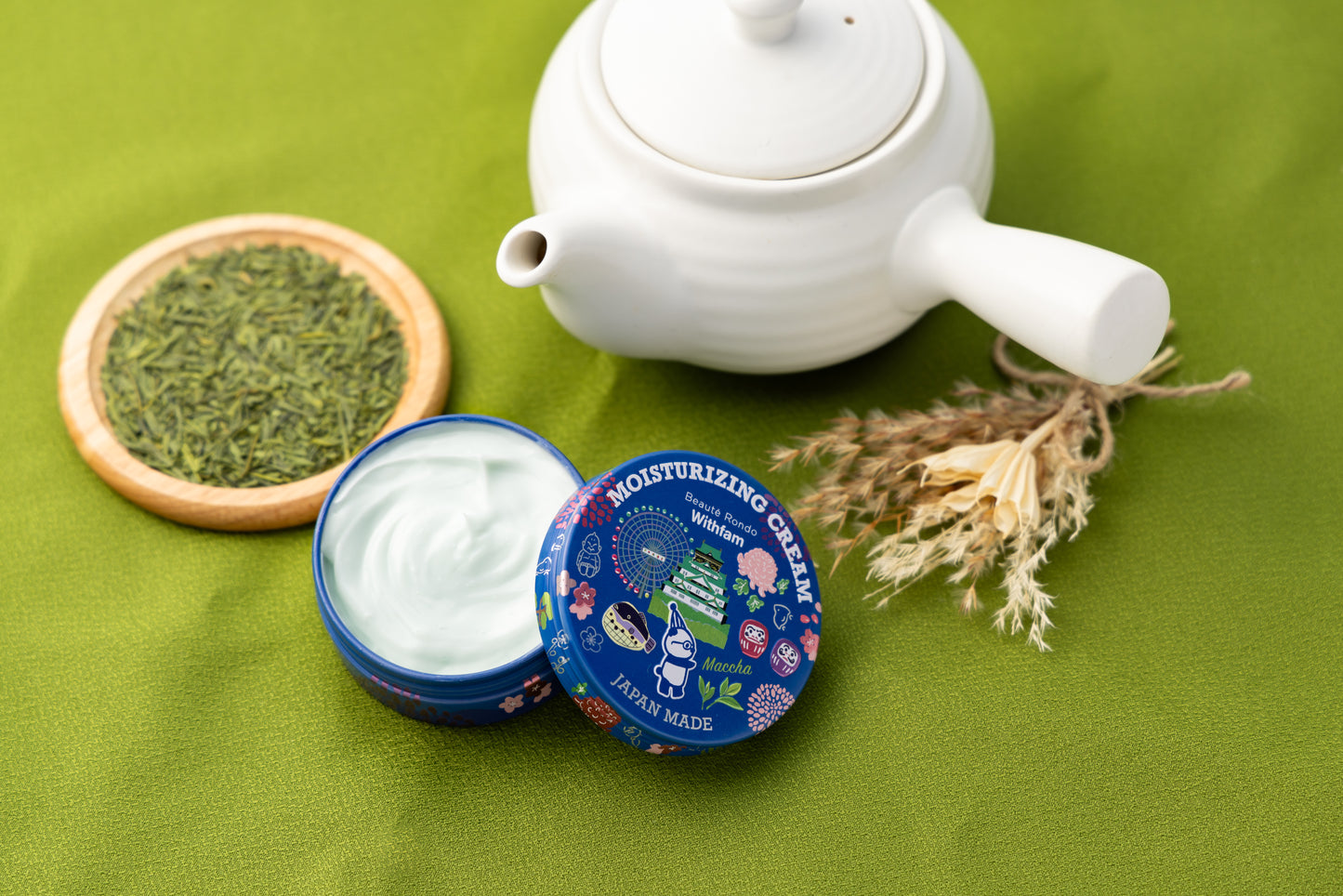 WITHFAM | MOISTURE CREAM MATCHA 75G | 全效保濕霜抹茶75克