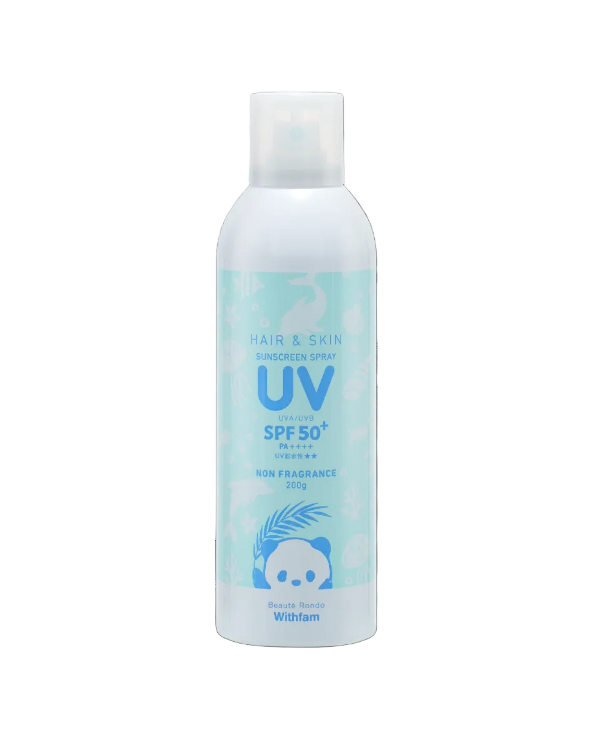 Withfam Hair & Skin UV Spray SPF50+ PA++++ 輕盈防曬噴霧 200g