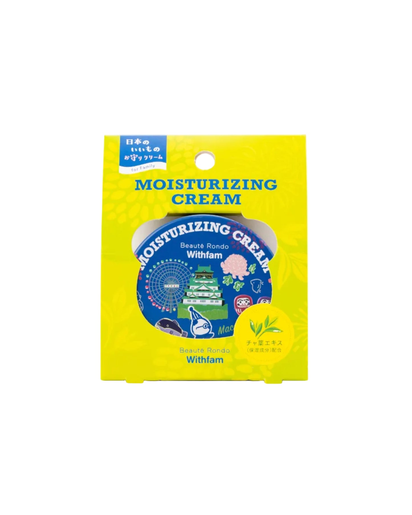 Withfam Matcha Moisture Cream 濃郁綠茶味抹茶保濕霜 75g