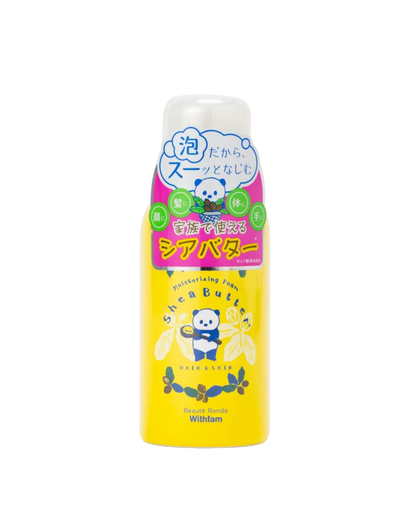 Withfam Shea Butter Moisturizing Mousse 乳木果油慕絲 80g