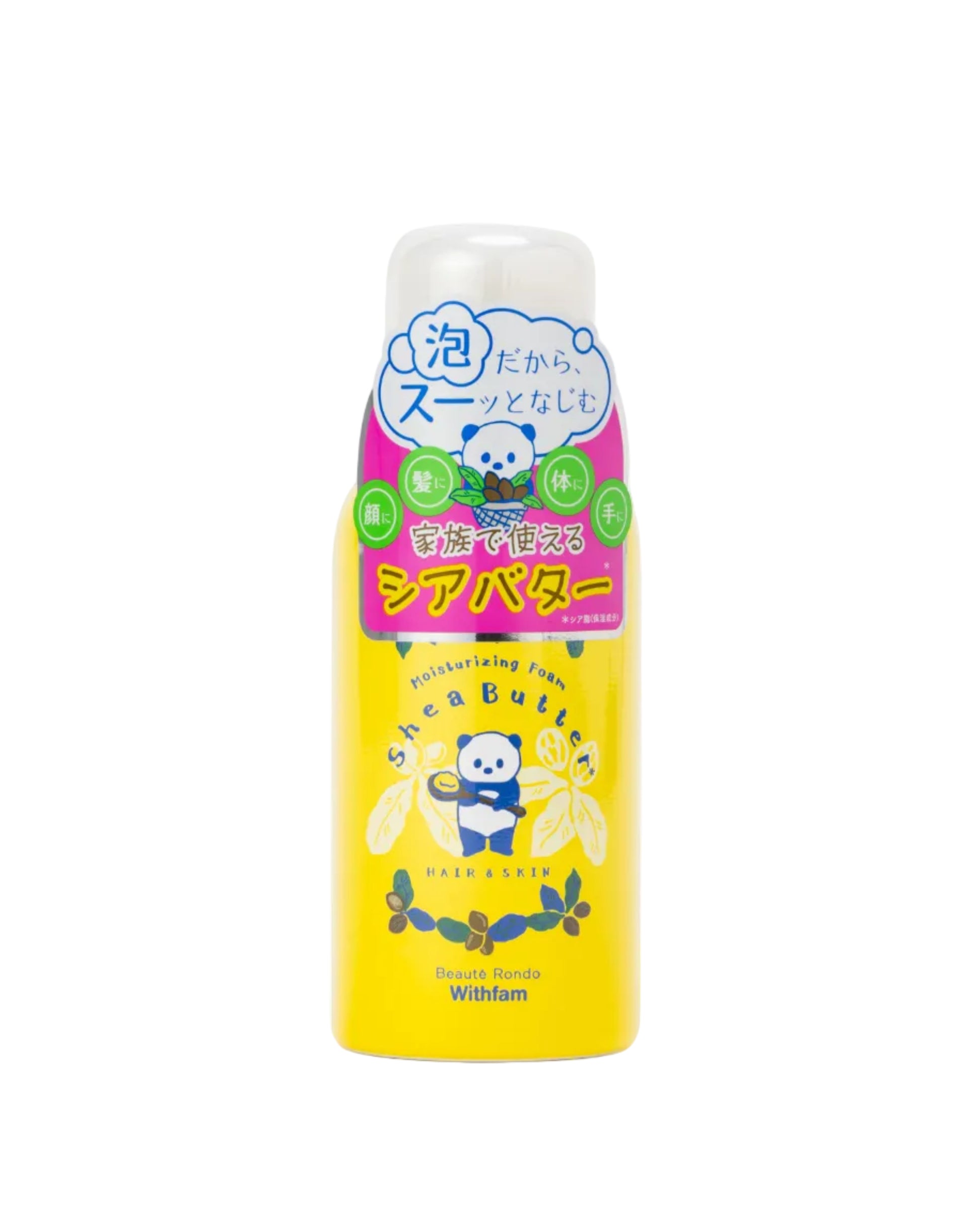 Withfam Shea Butter Moisturizing Mousse 乳木果油慕絲 80g
