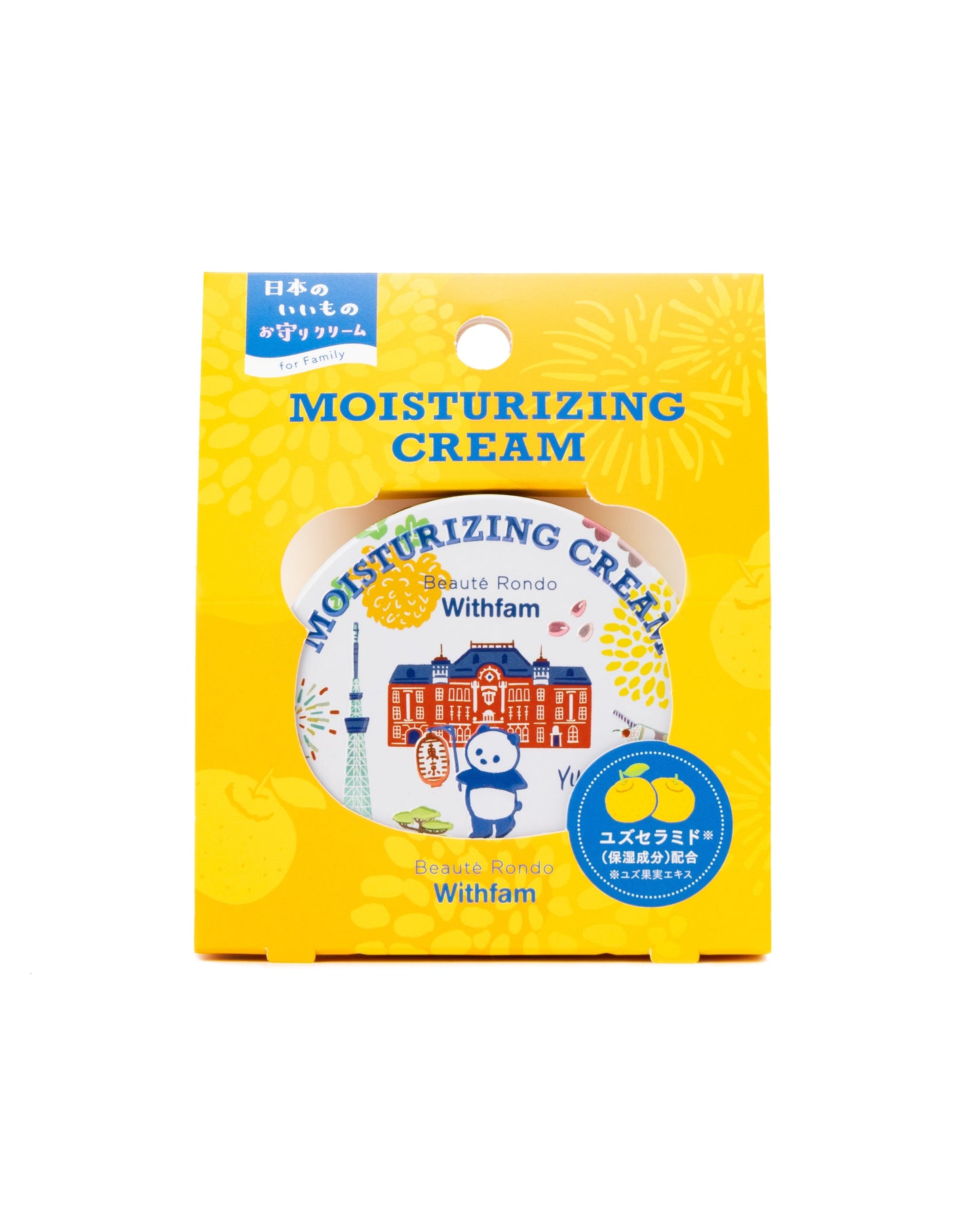 Withfam Yuzu Moisture Cream 清新柚子香保濕霜 75g